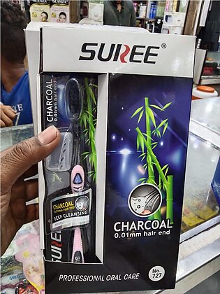 Suree Charcoal Tooth Brush Pack Of12