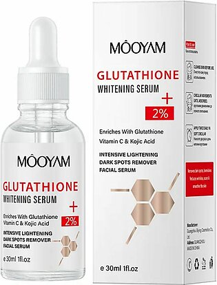 Glutathione Serum 30ml, Enriched With Kojic Acid And Vitamin C, Glowing Serum, Whitening Serum