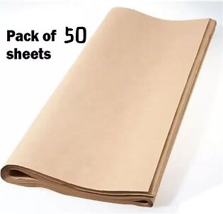 Wrapping Paper - Packing Material - Pack Of 50 30x20 Inches Brown Colour