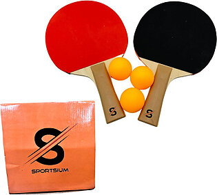 Premium Quality Table Tennis Racket Pair With 3 Balls