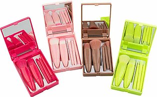 5 Pcs Korean Soft Concealer Brush Set Mini Makeup Travel Brush Set