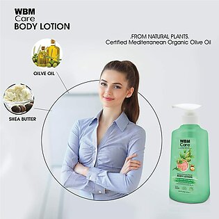 WBM Olive and Shea Butter Body Lotion - 300ML |  Super Absorbent Body Moisturizer for All Skin Types