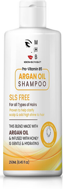 Mhb Argan Oil Shampoo - Sls Free - 250ml