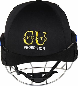 Cu Sports Cricket Batting Helmet High Quality Professional Grade With Adjustable Straps Pro Edition