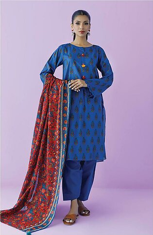 Orient Unstitched 3 Piece Suit For Girls And Women Printed Lawn Shirt , Cambric Pant And Lawn Dupatta - Summer Collection Vol 3 - Collection: Lawn Vol. Iv 2023