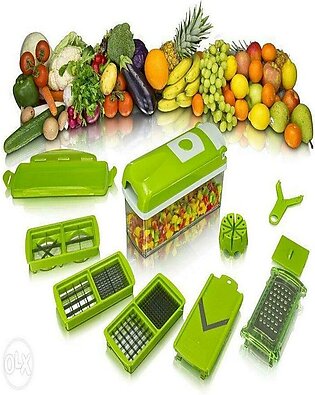 Nicer Dicer - Green Food Cutter Set 12 Pieces
