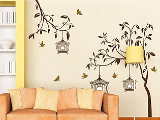 Wall Stickers | Beautiful Wall Sticker For Living Room Leaves Wall Stickers For Wall Unique Design Wall Sticker For Bedroom.