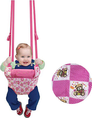Baby Girl Exercise Doorway Bouncer Jumper - 30 Kg Support - Pink