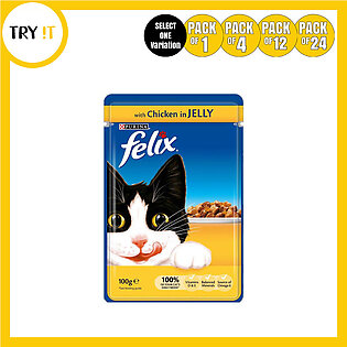 Felix Sachet Chick Jelly - 100gm - Cat Food