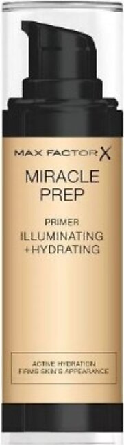 Max Factor Miracle Prep Illuminating & Hydrating Primer, 30ml - Beauty By Daraz