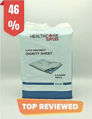 Underpad - 60 cm x 90 cm - Dignity Sheet  75gsm  XL Size  10 pcs  Healthcare Dignity Sheets for adult and baby - SAP  made in china.