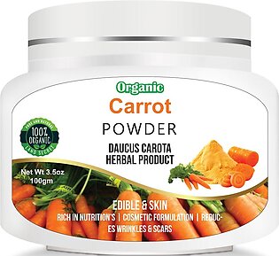 Carrot Powder - Nutrient-rich And Versatile Ingredient For Your Smoothies, Baking, And Cooking Needs 100 Gram