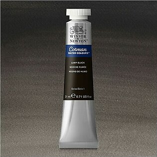 Winsor & Newton Cotman Water Colour Paint, 21ml tube Lamp Black