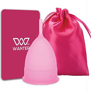Wanter Menstrual Cup, Reusable Menstrual Period Cup, Period Cup, Silicone Menstrual Cup, Silicone Period Cup, Period Cup, Period Accessories, Menstrual Period Cup For Women And Gilrs, Small, Medium And Large Size