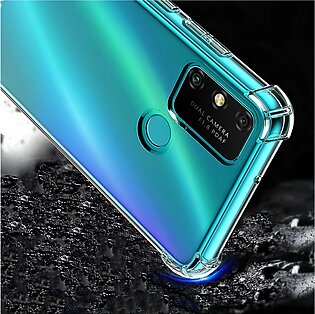 Infinix Hot 9 Play Anti shock Case, Crystal Transparent Slim Anti Slip Protective Phone Case Cover Clear AntiShock
