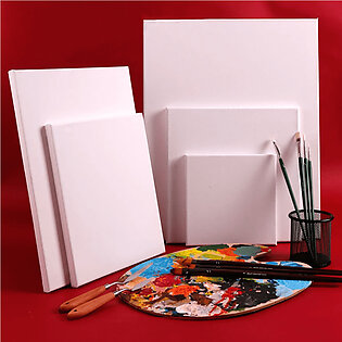 100% Cotton Canvas Board For Paintings In 4x4, 6x6, 8x8,10x10 ,12x12, 12x18 Inches