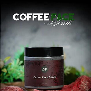 Beau Glam Coffee Face Scrub 200gm - Deep Cleansing Scrub - Facial Scrub - Acne And Oil Control - Blackhead Removal Activated - Face Cleansing - Pores Remover