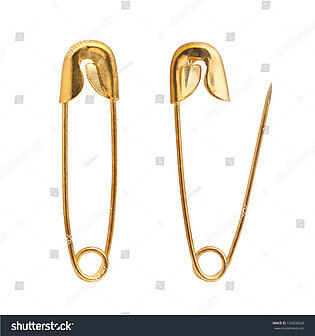 Pack Of Safety Pins Golden Color Safety Pins