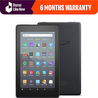 Daraz Like New Tablets – Amazon Fire 7 | 9th Generation | 16 Gb Storage | 1 Gb Ram | 1.3 Ghz Quad-core Processor | 7″ Ips Display | 2 Mp Front And Rear-facing Cameras With 720p Hd Video Recording| 2980 Mah Battery