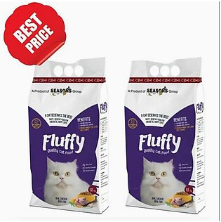Fluffy Cat Food × 2 Packets