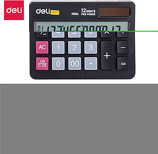 Deli - Em01420 #desktop Calculator #plastic-12 Digits, 120 Steps Check