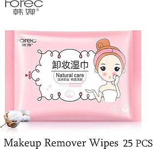 Rorec Makeup Remover Cotton Wipe 25 Pcs Wipes