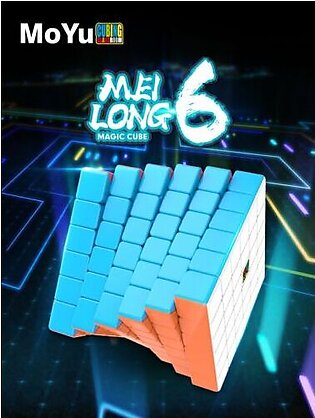 Moyu Meilong 6x6x6 Magic Rubik Cube Steakerless
