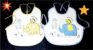 New Born Babies Bib Napkin For Toddlers Soft & Comfortable Fabric For Kids-set Of 2