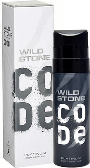 Wild Stone Code Platinum Perfume Body Spray For Men - 120 Ml..