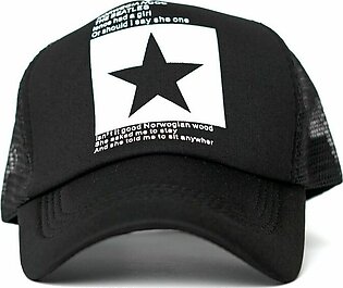 Caps Club Black A Net Cap Cap For Boys / Cap For Men / Cap For Women