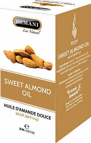 𝗛𝗘𝗠𝗔𝗡𝗜 𝗛𝗘𝗥𝗕𝗔𝗟𝗦 - Sweet Almond Oil 30ml - میٹھا بادام آئل