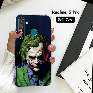 Realme_5 Pro Back Cover Case - Joker Soft Back Cover For Realme_5 Pro