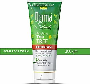 Derma Shine - Tea Tree Face Wash 200 Ml.
