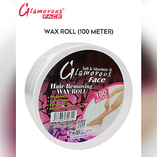 Glamorous Face 100 Meter Wax Strip Roll, Professional Wax Roll For Removing Wax.