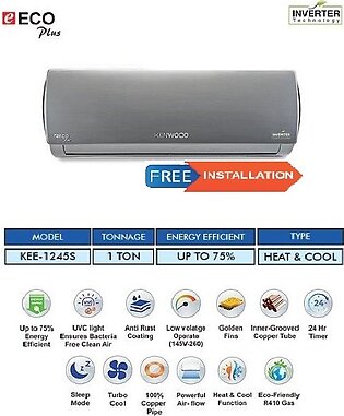 Kenwood 1.0 ton Inverter E-eco Plus Series With Up To 75% Saving Split Heat & Cool Air Condition/free Installation