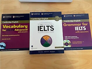 Grammar For Ielts / Vocabulary For Ielts / The Official Guide To Ielts For Academic And General Training With Audio Link Set Of 3 Books