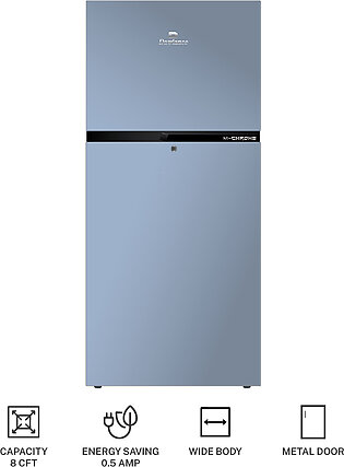 Dawlance Refrigerator 9140 Wide Body / M-chrome Metallic Silver / 8 Cft / Fridge / Freezer
