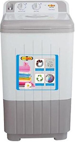 Super Asia 10 KG-Semi Automatic Washing Machine -SA-270-Grey- 1 Year Brand Warranty