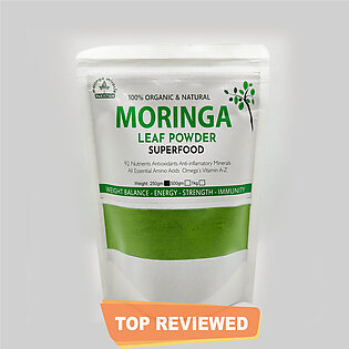 Moringa Leaf Powder 250 Grams , Pure Lush Green Organic Refined پاکستان کا سب سے پہلا مورنگا