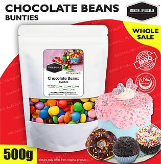 Chocolate Beans Bunty 500g (baking Decorations Toppings) Bachat