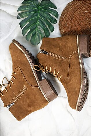 Sole & Leather Winter Boots For Women Br101