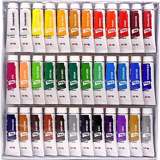 M_g Acrylic Paint Pack Of 36 - Acrylic Paints - Pack Of 36 Acrylic Paints - High Quality Acrylic Paints