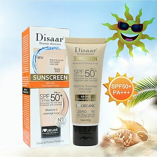 DISAAR Oil Free Sunblock Skin Protective SunScreen Spf-50