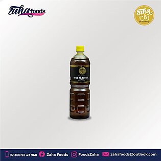 Pure Mustard Oil By Zaha Foods (1l)