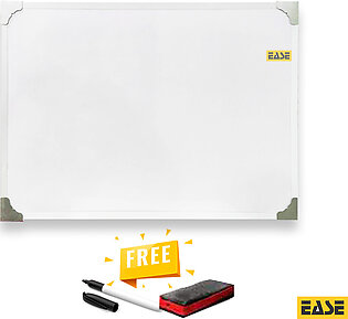 Ease White Board 18 X 24 Inches With Free Marker And Duster.