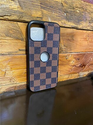Iphone 11 Pro Fashion Texture Grid Leather Back Cover