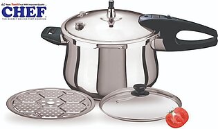 Chef Pressure Cooker Stainless Steel 3 In 1 - 11 Liter