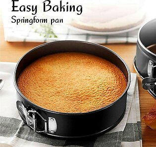 Cake Mould Non-Stick Round Shaped Springform Cake Mold - Baking Tray (1 Pc)