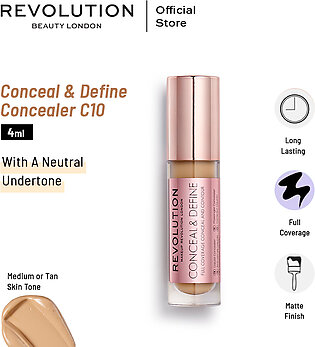 Makeup Revolution Conceal & Define Concealer - C10