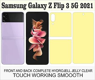 Samsung Galaxy Z Flip3 5g 2021 Front And Back Jelly Hydrojell Protector